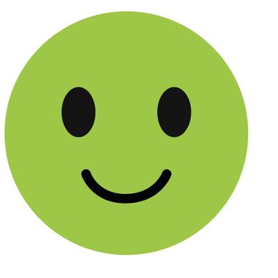 A happy emoji