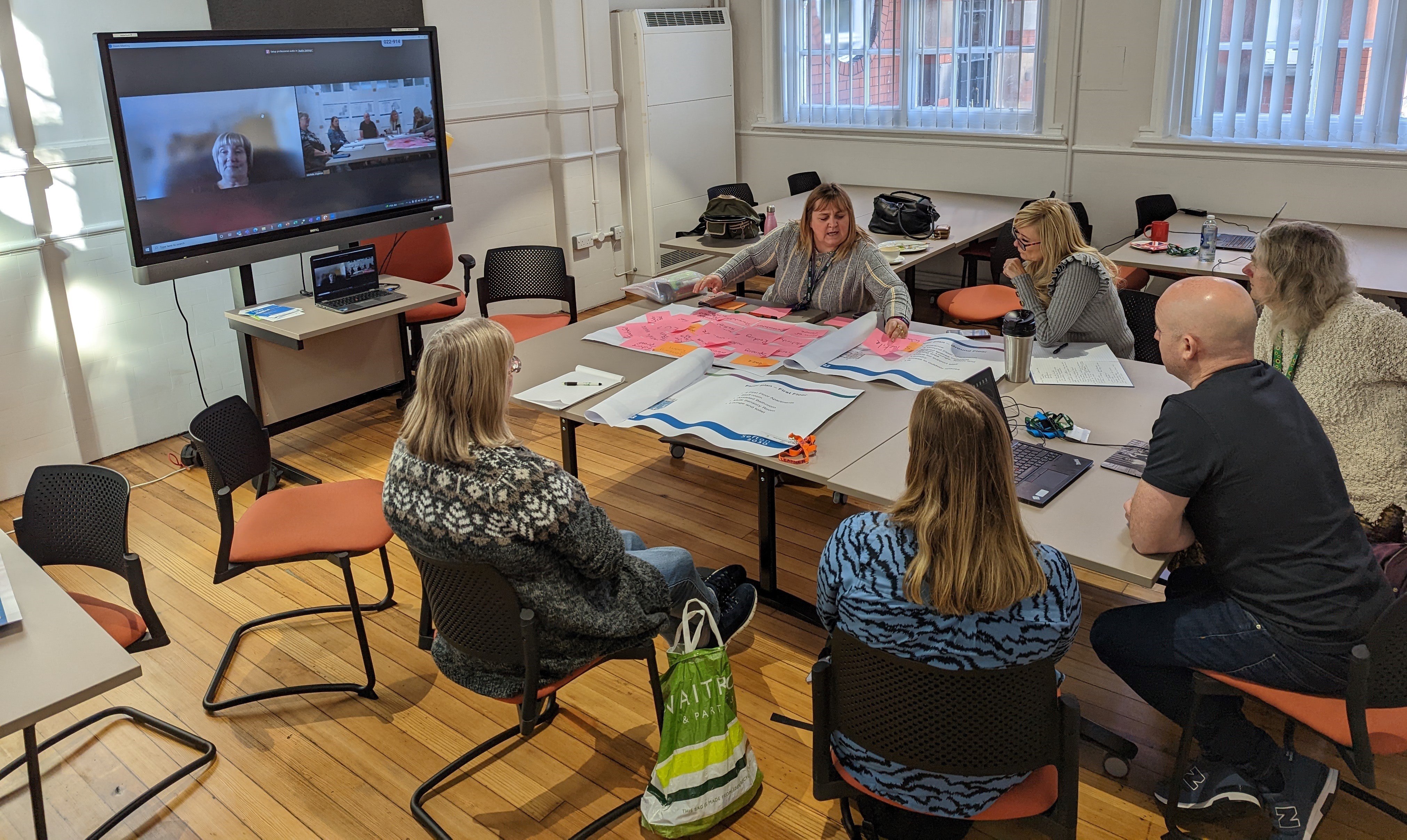 A meeting of the Willow View Coproduction Group