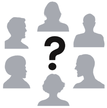 A group of people with a question mark
