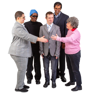 a group of people