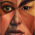A face made up of different ethnic backgrounds