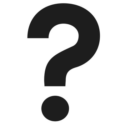 A question mark