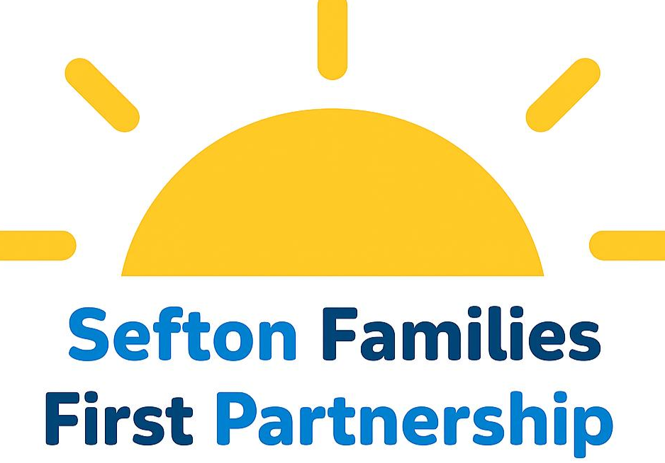 A sun with the word's Family First Partnership