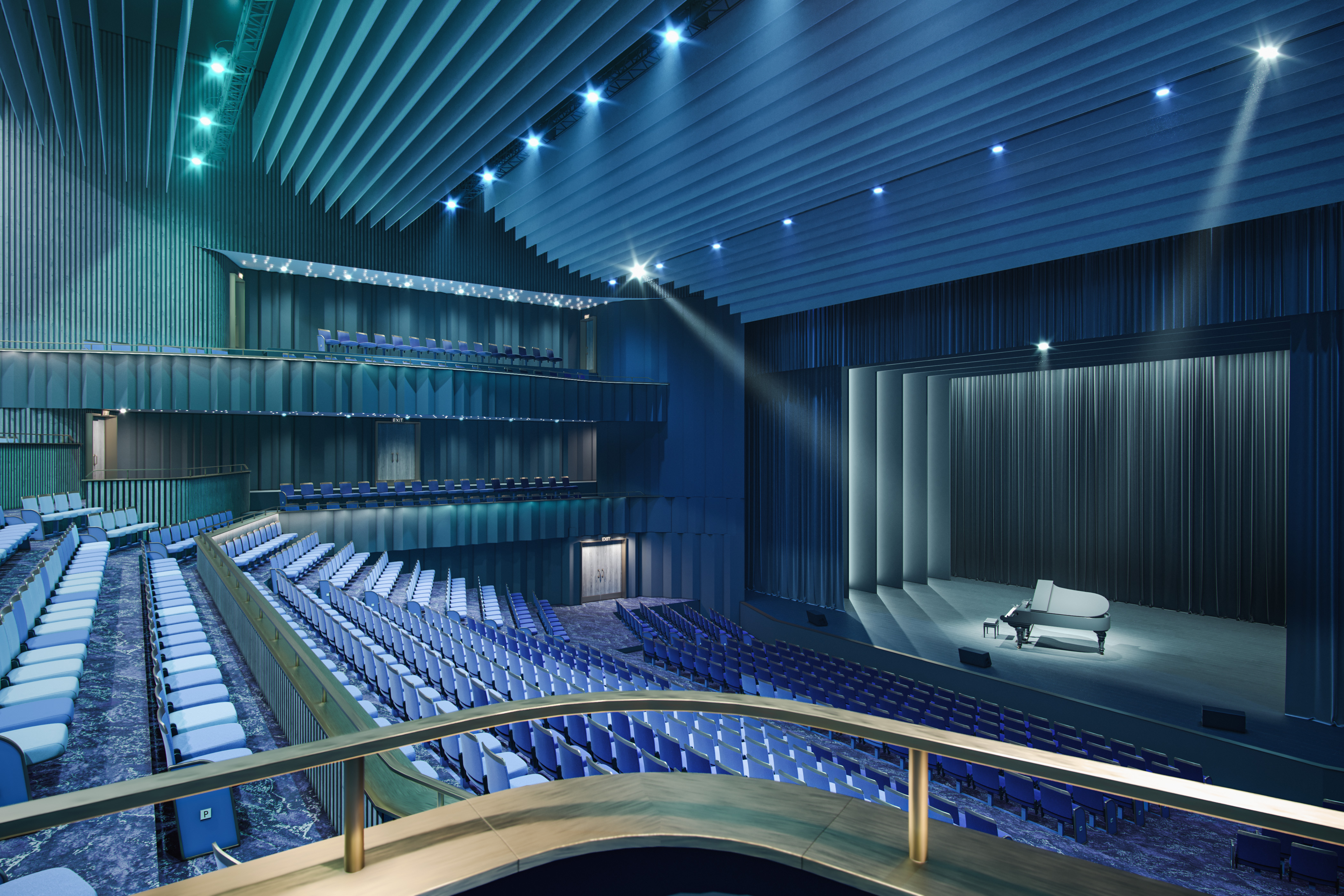 Image of proposed Marine Lake Events Centre Auditorium